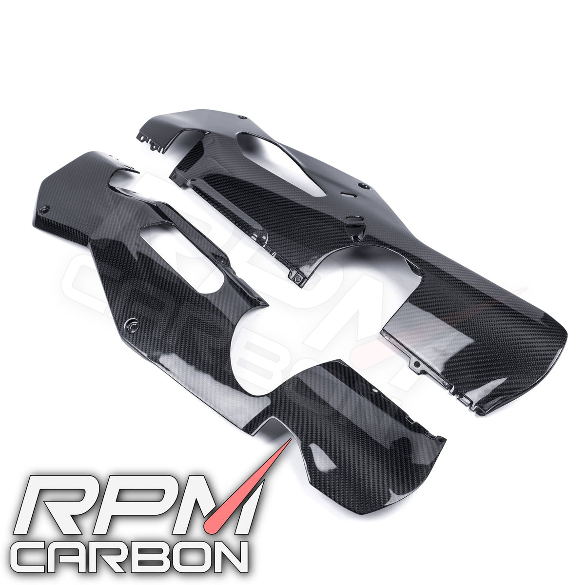 Aprilia RSV4 Carbon Belly Pan Fiber Lower Side Fairings