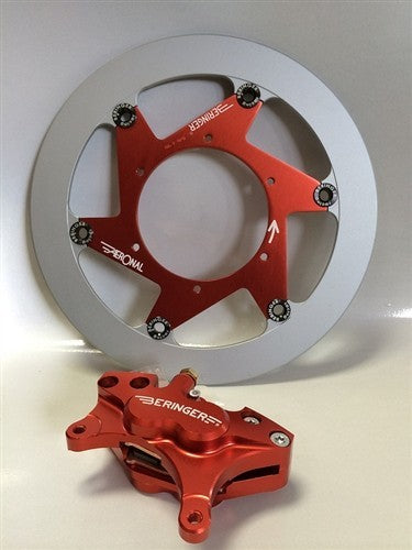 Beringer Supermoto Brake Kit: 4 Piston - Honda, Suzuki, Yamaha, KTM, Kawasaki, Husqvarna, Husaberg, Gas Gas