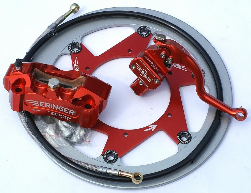 Beringer Supermoto Top Race Brake Kit: 6 Piston Caliper, Master Cylinder and Disc - Honda, Suzuki, Yamaha, KTM, Kawasaki, more