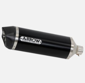 Arrow Race Tech Aluminum DARK Silencer | Kawasaki ZX-6R 636 (2019 - 2020)