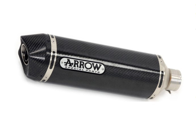 Arrow Race Tech Carbon Silencer w/ carbon end cap | Kawasaki ZX-6R 636 (2019 - 2023)