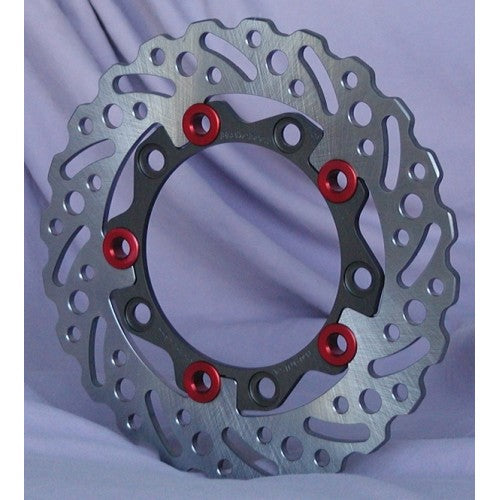 BrakeTech Axis Stainless Steel Rear Floating Brake Rotor - Yamaha YZF-R6 (03-20) &amp; YZF-R1 (04-20)