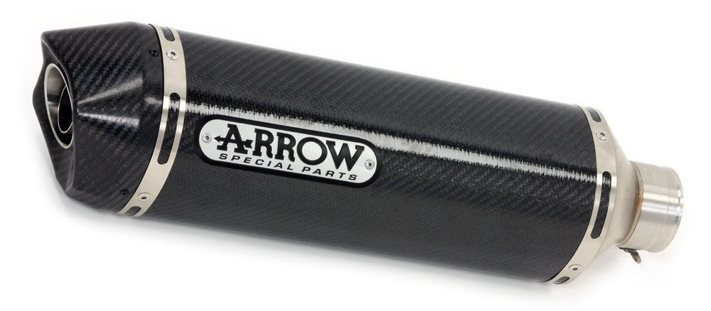 Arrow Indy Race Carbon Fiber Silp On Muffler - 2021 Aprilia RS660